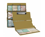 WhiteCoat Clipboard® Trifold - Tactical Brown Occupational Therapy Edition
